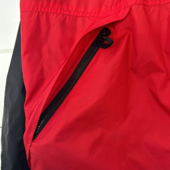 Vintage GAP Windbreaker Jacket Red Black Pullover Anorak Half Zip Men XL 90's - Picture 5 of 16